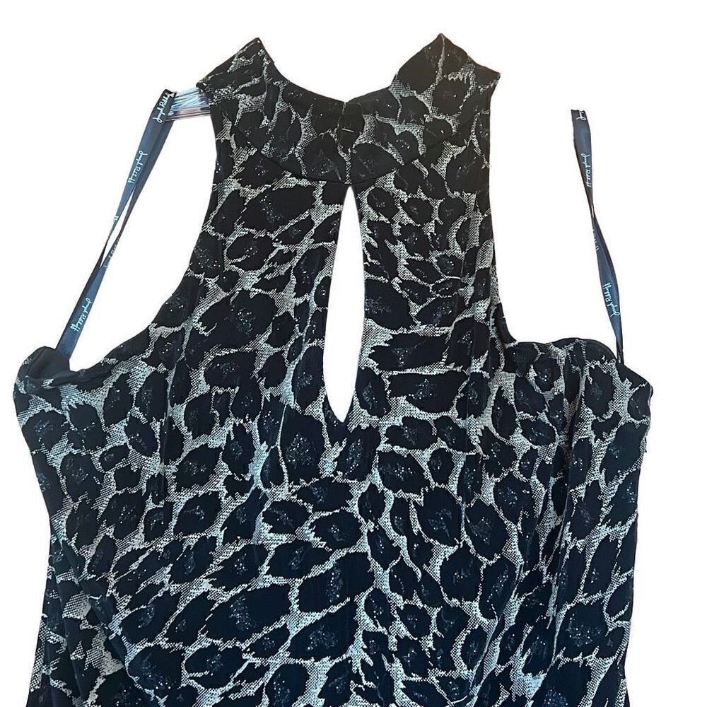 Joseph Ribkoff Two Piece Dressy Glittery Leopard Print Skirt and Top Size 14 - Picture 8 of 16